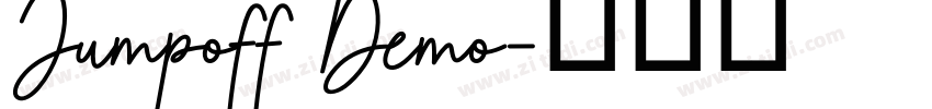 Jumpoff Demo字体转换